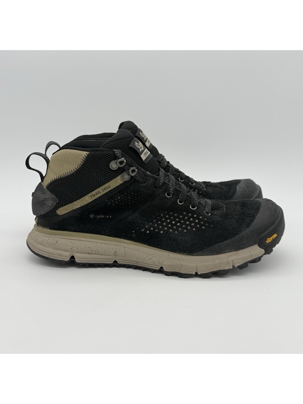Danner Trail 2650 Mid 4” GTX Black/Khaki Hiking Boot Men’s 9.5
